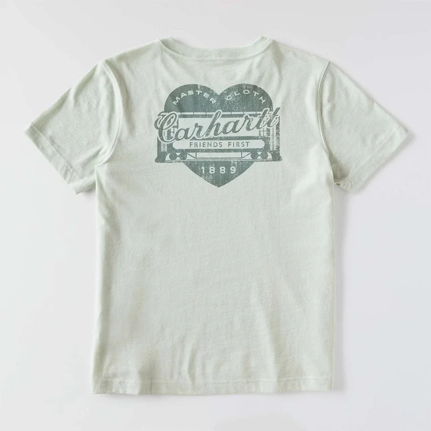 Irvine T-shirt til kvinder med afslappet pasform og Heritage Heart-grafik