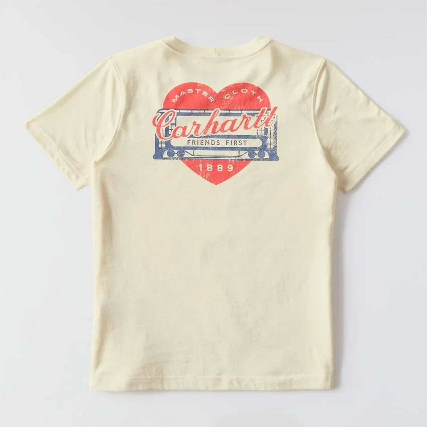 Irvine T-shirt til kvinder med afslappet pasform og Heritage Heart-grafik
