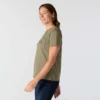 Irvine T-shirt til kvinder med afslappet pasform og lommer