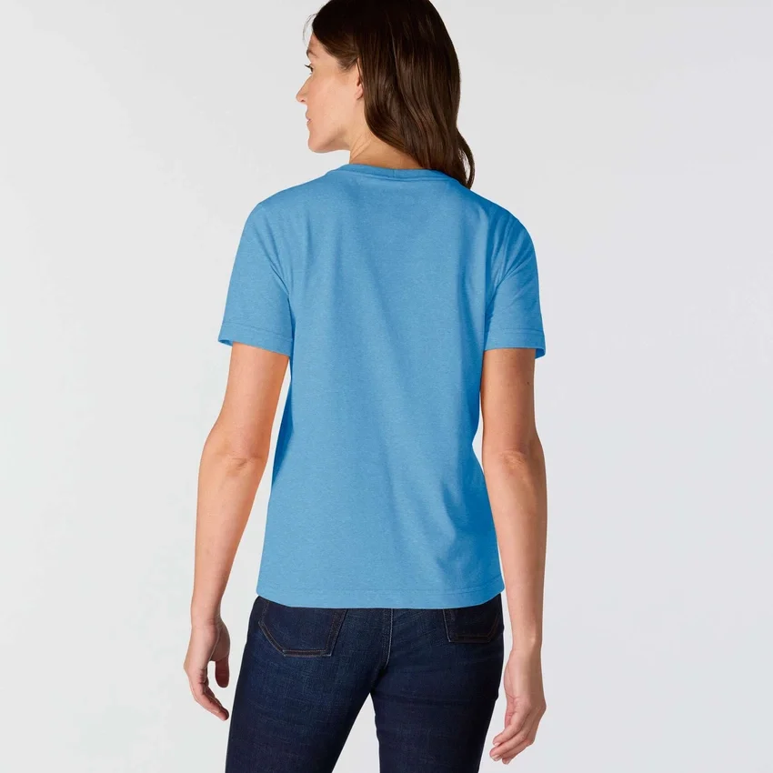 Irvine T-shirt til kvinder med afslappet pasform og lommer