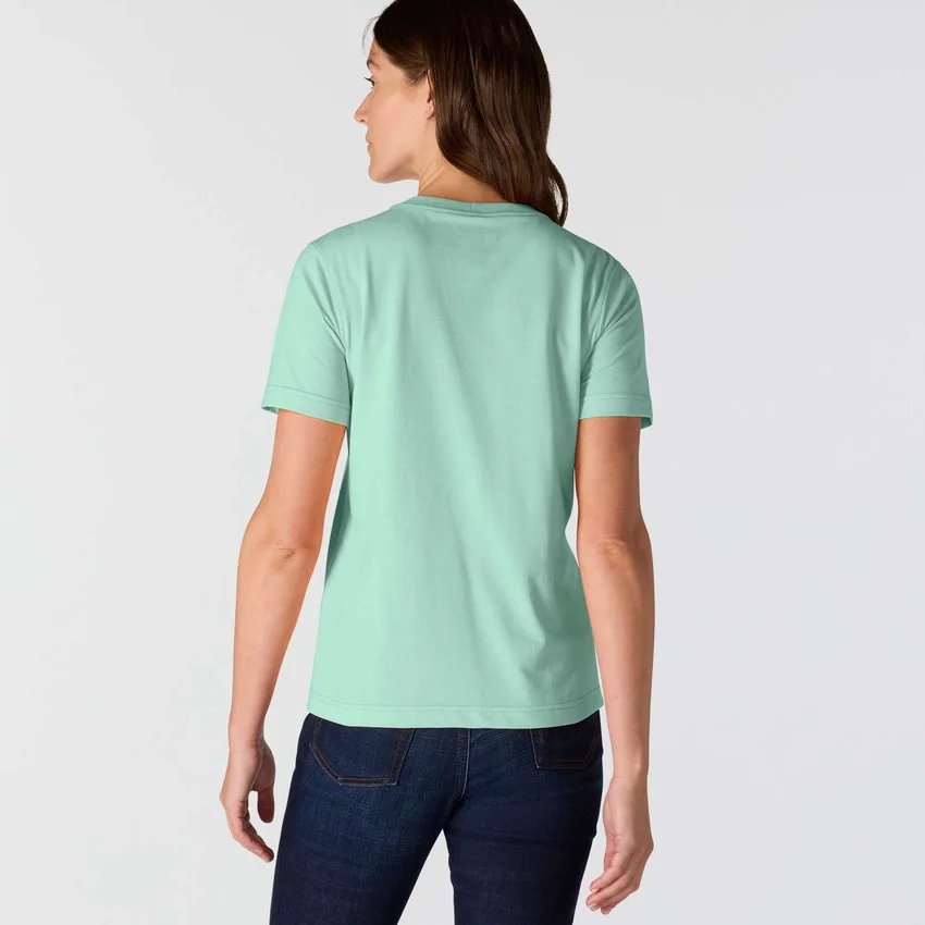 Irvine T-shirt til kvinder med afslappet pasform og lommer