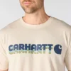 Irvine T-shirt til mænd med afslappet pasform og lagdelt logo