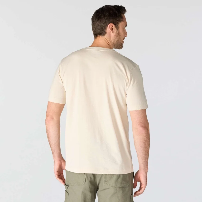 Irvine T-shirt til mænd med afslappet pasform og lagdelt logo