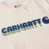 Irvine T-shirt til mænd med afslappet pasform og lagdelt logo