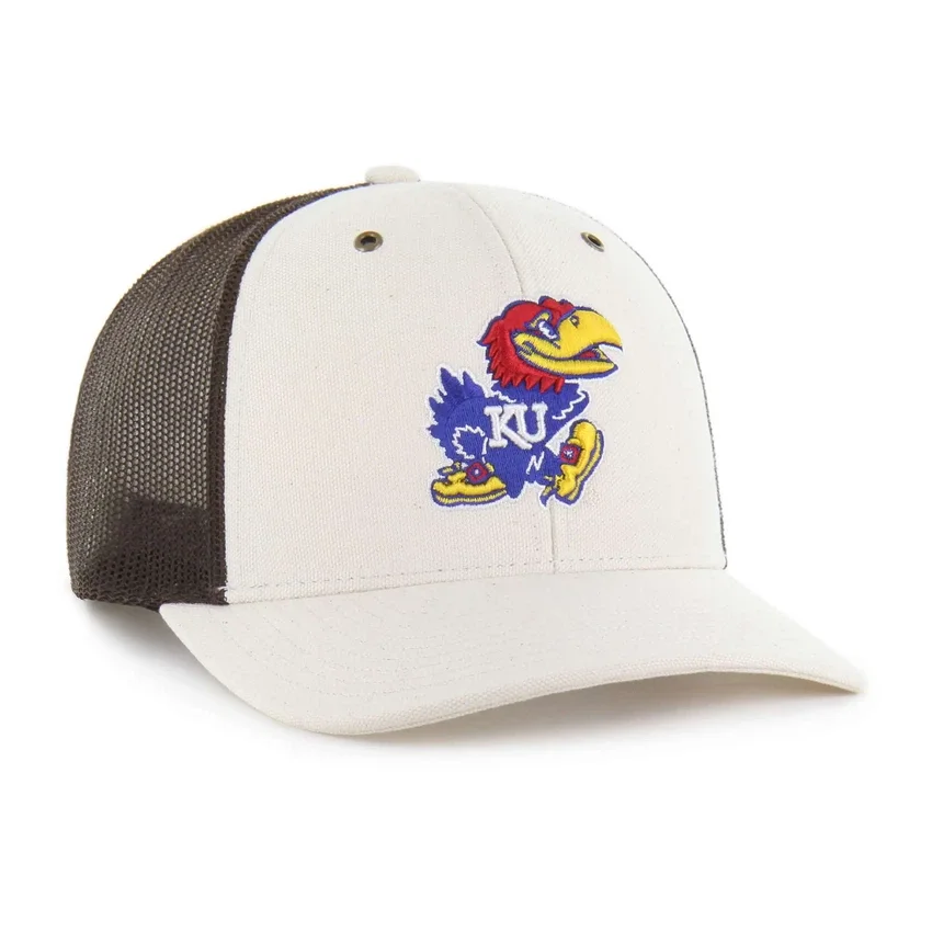 Kansas Jayhawks '47 ufarvet trucker-kasket