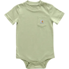 Kortærmet body med lomme til børn (baby)