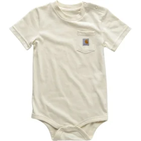 Kortærmet body med lomme til børn (baby)