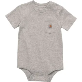 Kortærmet body med lomme til børn (baby)