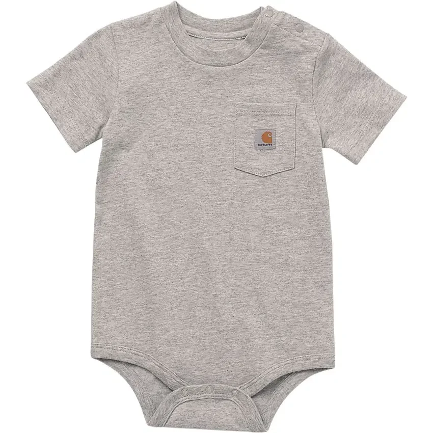 Kortærmet body med lomme til børn (baby)