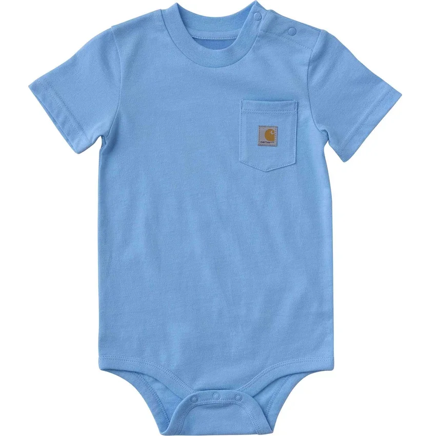 Kortærmet body med lomme til børn (baby)