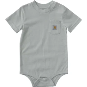 Kortærmet body med lomme til børn (baby)