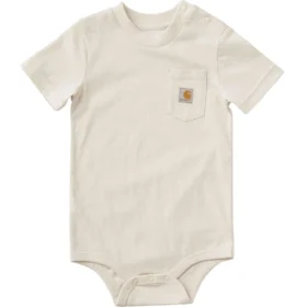 Kortærmet body med lomme til børn (baby)
