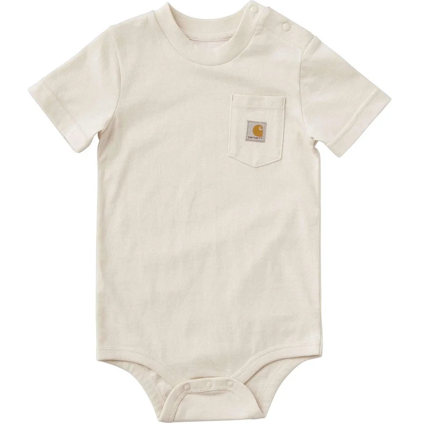 Kortærmet body med lomme til børn (baby)