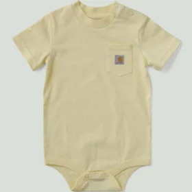 Kortærmet body med lomme til børn (baby)