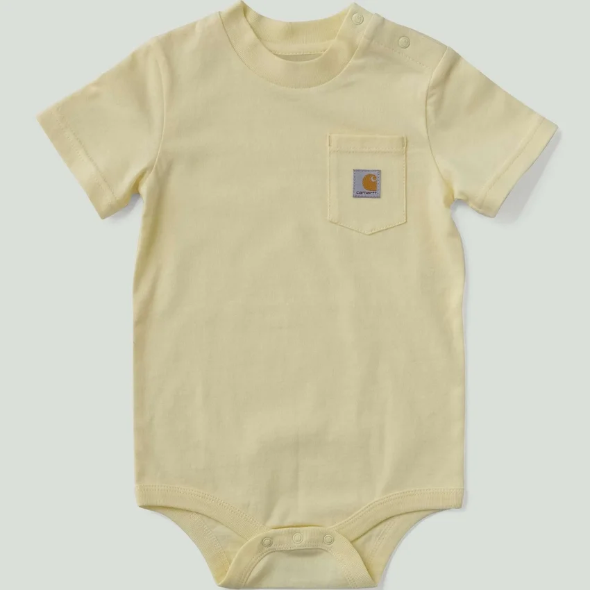Kortærmet body med lomme til børn (baby)