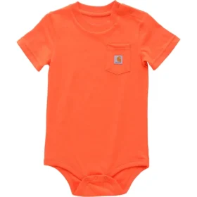 Kortærmet body med lomme til børn (baby)