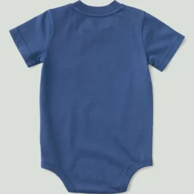 Kortærmet body med lomme til drenge (baby)