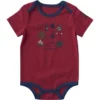 Kortærmet camping-bodysuit med løse ærmer til drenge (baby)