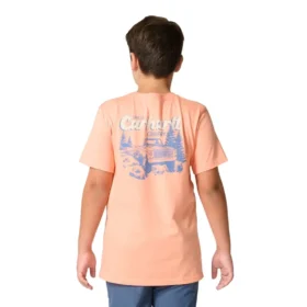 Kortærmet Country-T-shirt med løse ærmer til drenge (børn/unge)