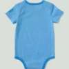 Kortærmet fiskerbodysuit med løse ærmer til drenge (baby)