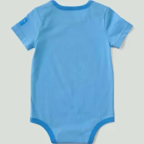 Kortærmet fiskerbodysuit med løse ærmer til drenge (baby)