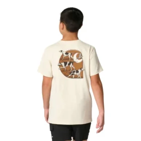 Kortærmet hundet-shirt med løse ærmer til drenge (børn/unge)