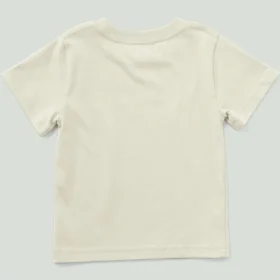 Kortærmet T-shirt med hundemotiv til drenge (børn/småbørn)