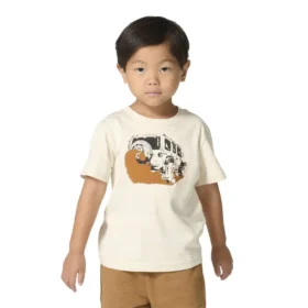 Kortærmet T-shirt med køretøjsmotiv til drenge (børn/småbørn/unge)
