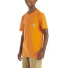 Kortærmet T-shirt med lomme til børn (småbørn/børn/unge)