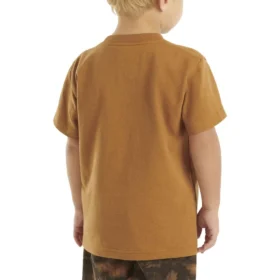 Kortærmet T-shirt med lomme til børn (småbørn/børn/unge)