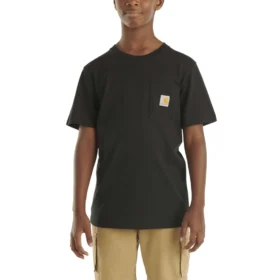 Kortærmet T-shirt med lomme til børn (småbørn/børn/unge)