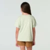 Kortærmet T-shirt med lomme til piger (børn/småbørn/unge)