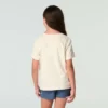 Kortærmet T-shirt med lomme til piger (børn/småbørn/unge)