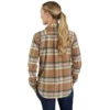 Langærmet flannelskjorte i Tencel™ Fiber-serien til kvinder med afslappet pasform med løse ærmer