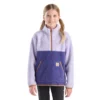Langærmet fleece-sweatshirt med kvartlynlås til piger (småbørn/børn/unge)