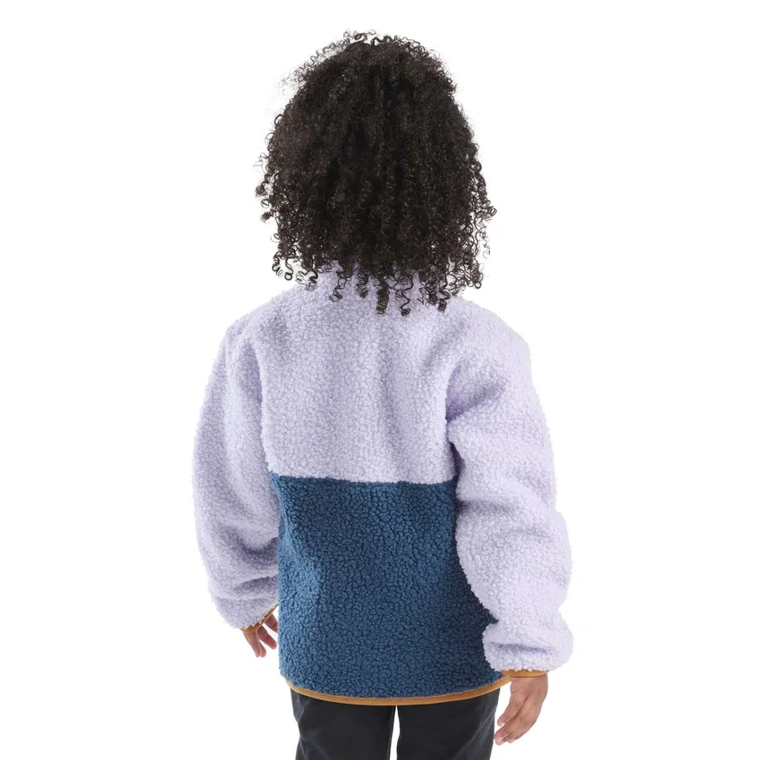 Langærmet fleece-sweatshirt med kvartlynlås til piger (småbørn/børn/unge)