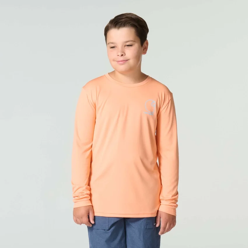 Langærmet Force Sun Defender™-T-shirt til drenge (børn/unge)