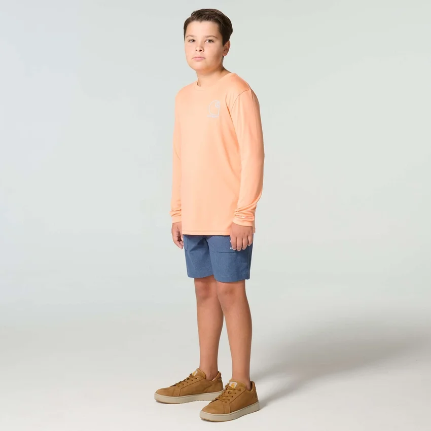 Langærmet Force Sun Defender™-T-shirt til drenge (børn/unge)