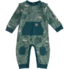 Langærmet overalls med print til piger (baby)