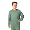 Langærmet Re-Engineered Garment Dye-sweatshirt med løse ærmer til drenge (børn/unge)