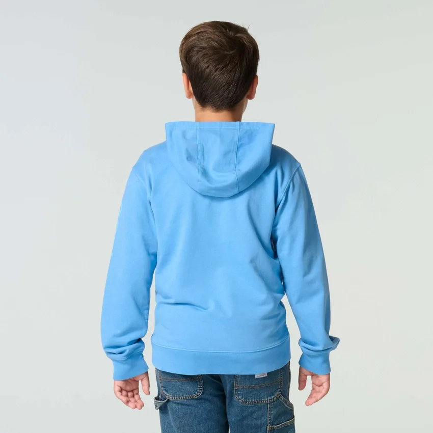 Langærmet Re-Engineered Garment Dye-sweatshirt med løse ærmer til drenge (børn/unge)