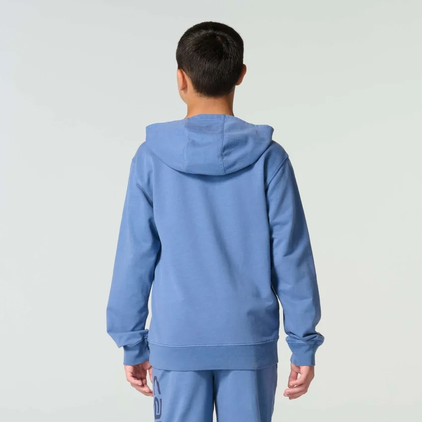 Langærmet Re-Engineered Garment Dye-sweatshirt med løse ærmer til drenge (børn/unge)