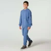 Langærmet Re-Engineered Garment Dye-sweatshirt med løse ærmer til drenge (børn/unge)