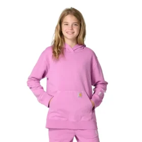 Langærmet Re-Engineered Garment Dye-sweatshirt med løse ærmer til piger (børn/unge)