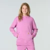 Langærmet Re-Engineered Garment Dye-sweatshirt med løse ærmer til piger (børn/unge)