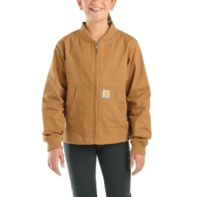 Langærmet Rugged Flex®-canvasjakke til piger (børn/unge)