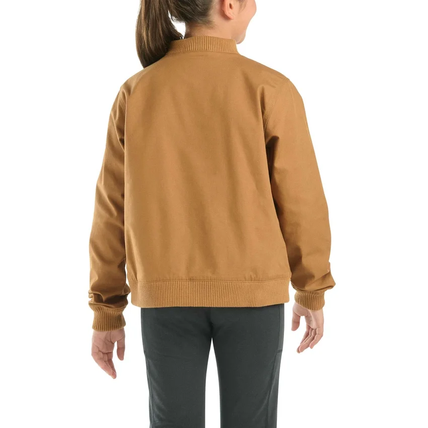 Langærmet Rugged Flex®-canvasjakke til piger (børn/unge)