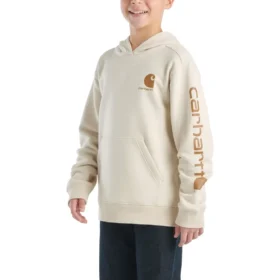 Langærmet sweatshirt med grafisk print til drenge (småbørn/børn/unge)