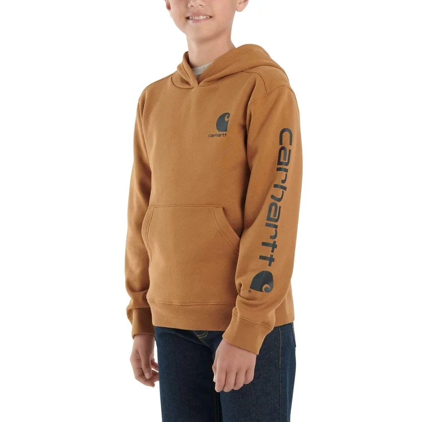 Langærmet sweatshirt med grafisk print til drenge (småbørn/børn/unge)