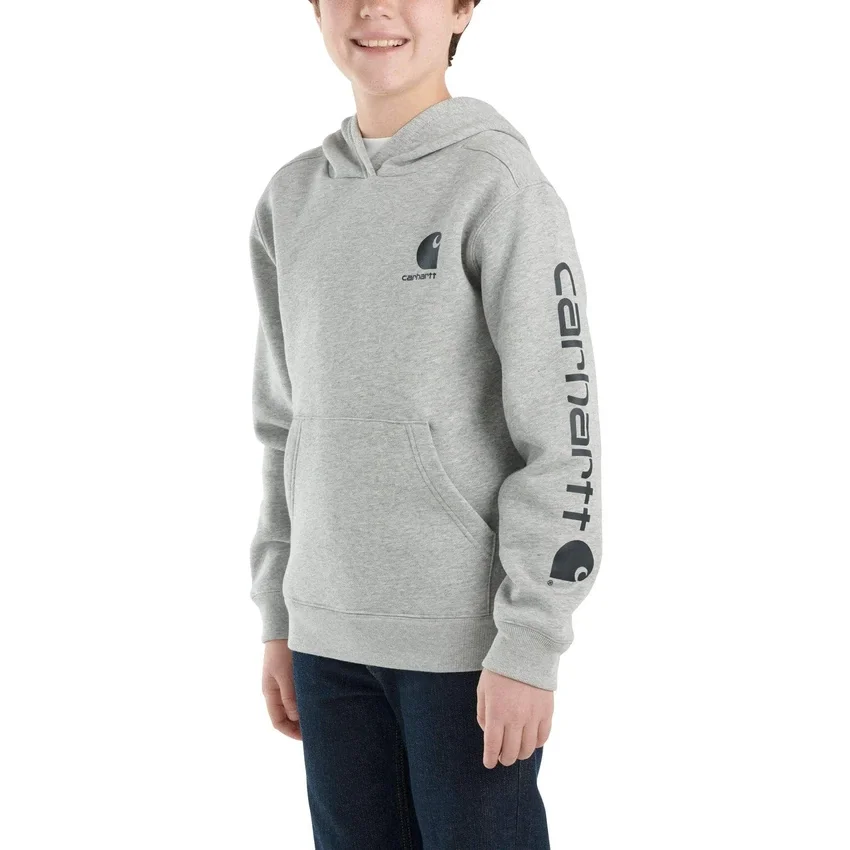 Langærmet sweatshirt med grafisk print til drenge (småbørn/børn/unge)